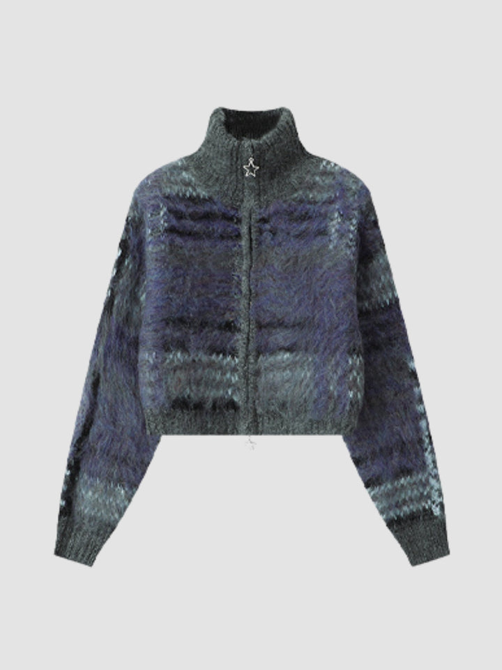 Anastasia | Women's striped collar cardigan