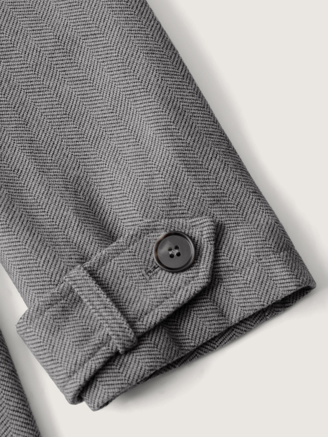 Zelda | Women’s herringbone button belted lined coat