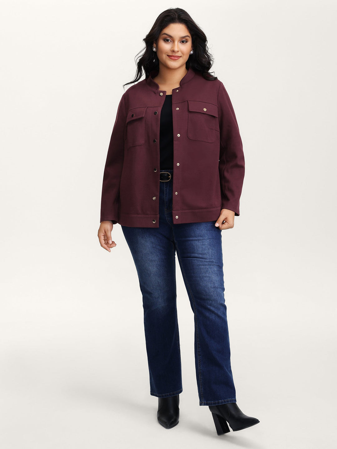 Xena | Women’s button-down patch pocket jacket