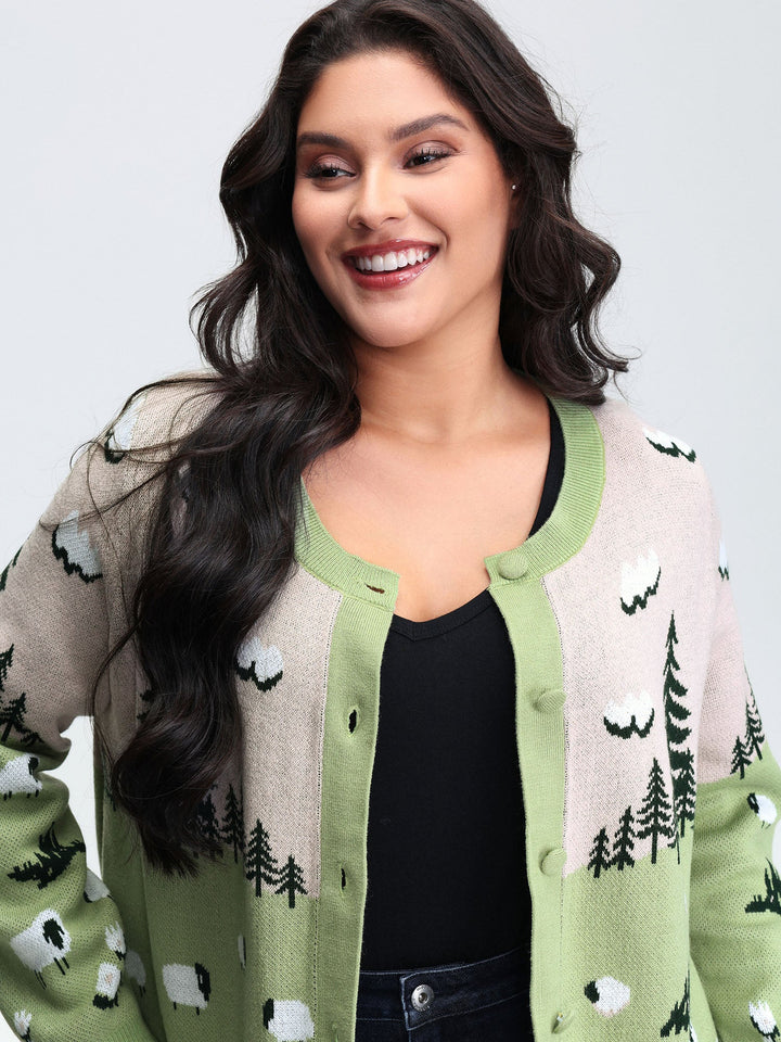 Bridget | Women’s nature-inspired button-up knit cardigan