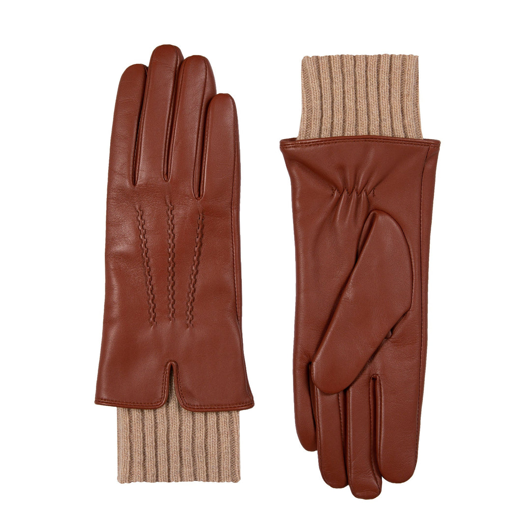 Kaizel  | Women’s winter gloves with knit cuffs and stitched detail