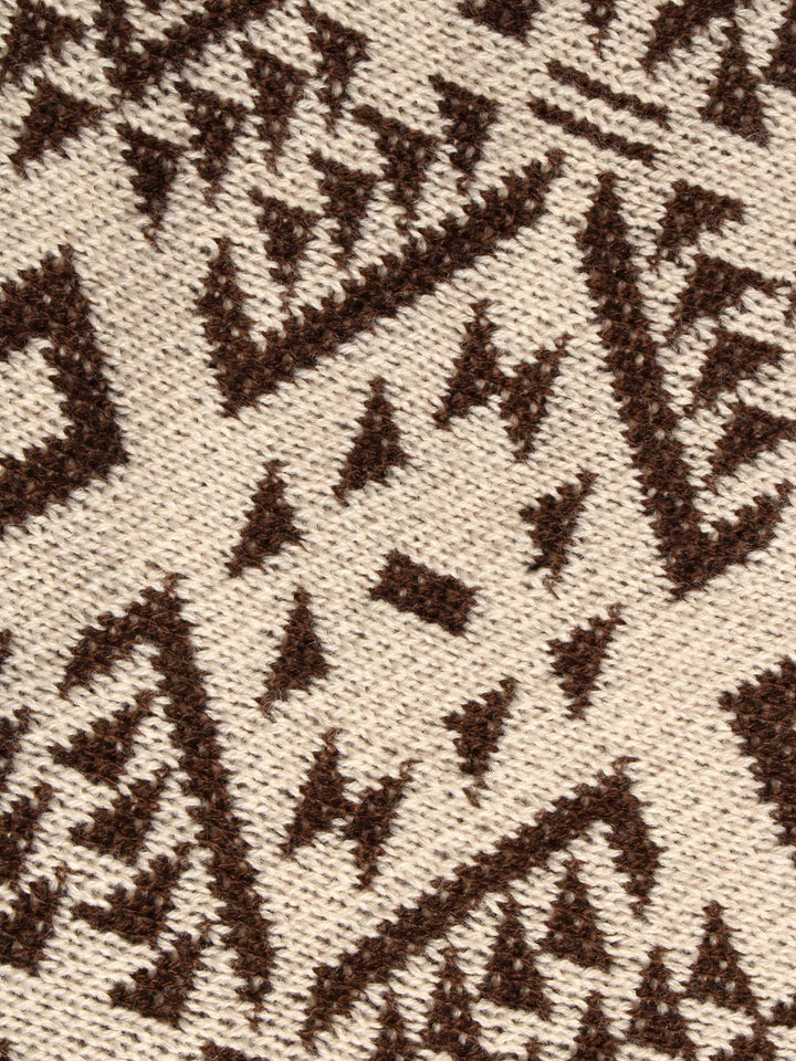 Bethany | Women’s geometric knit open-front cardigan