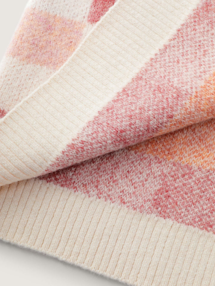 Aspen | Women’s checkered open-front knit cardigan