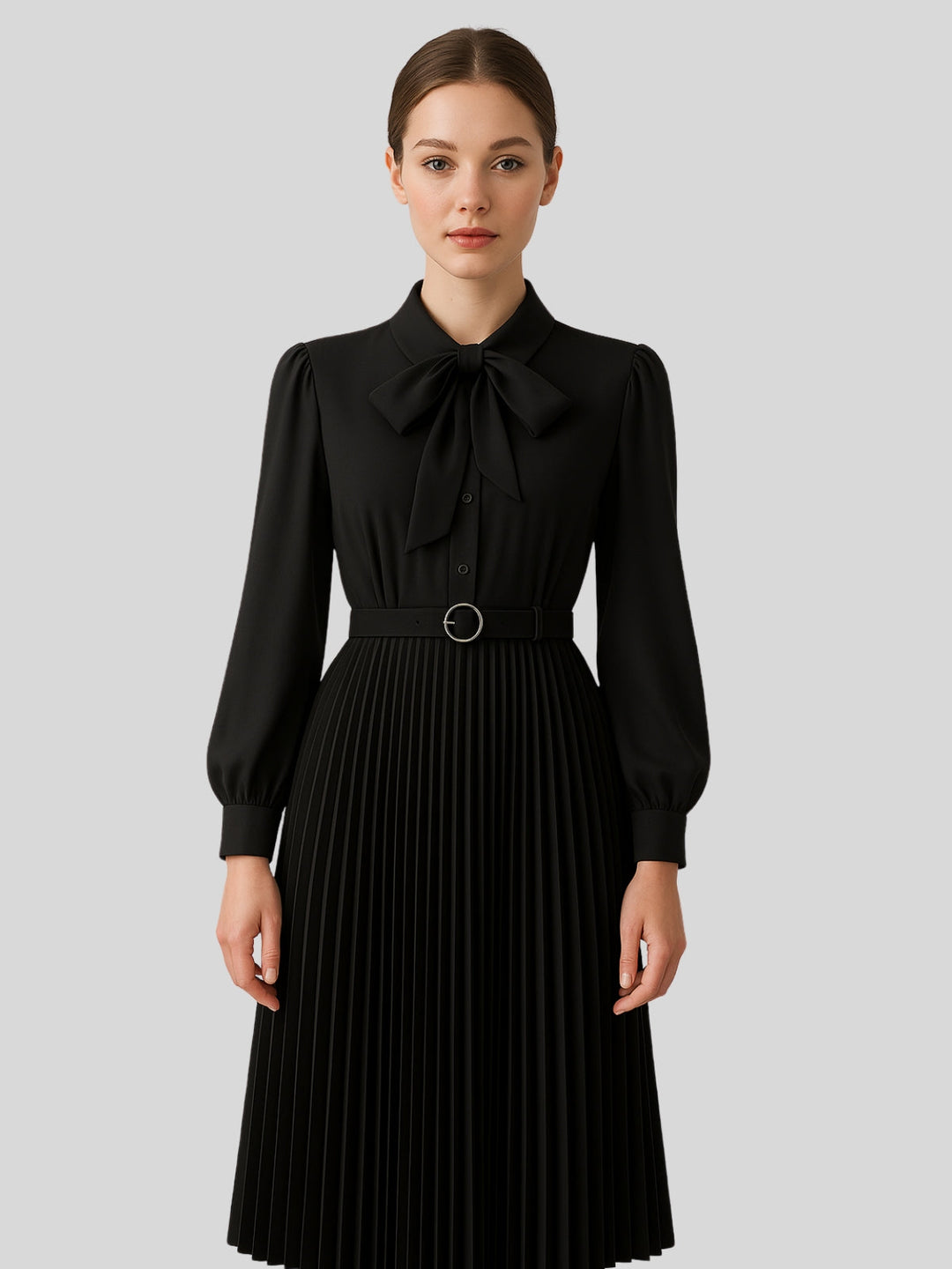 Jolina | Women's slim pleated dress