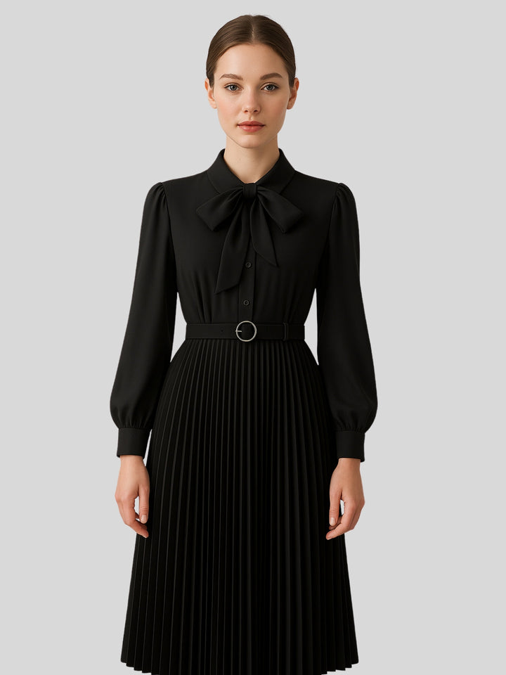 Jolina | Women's slim pleated dress