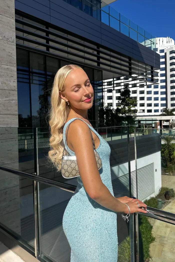 Lou | Women’s sunset sparkle maxi dress