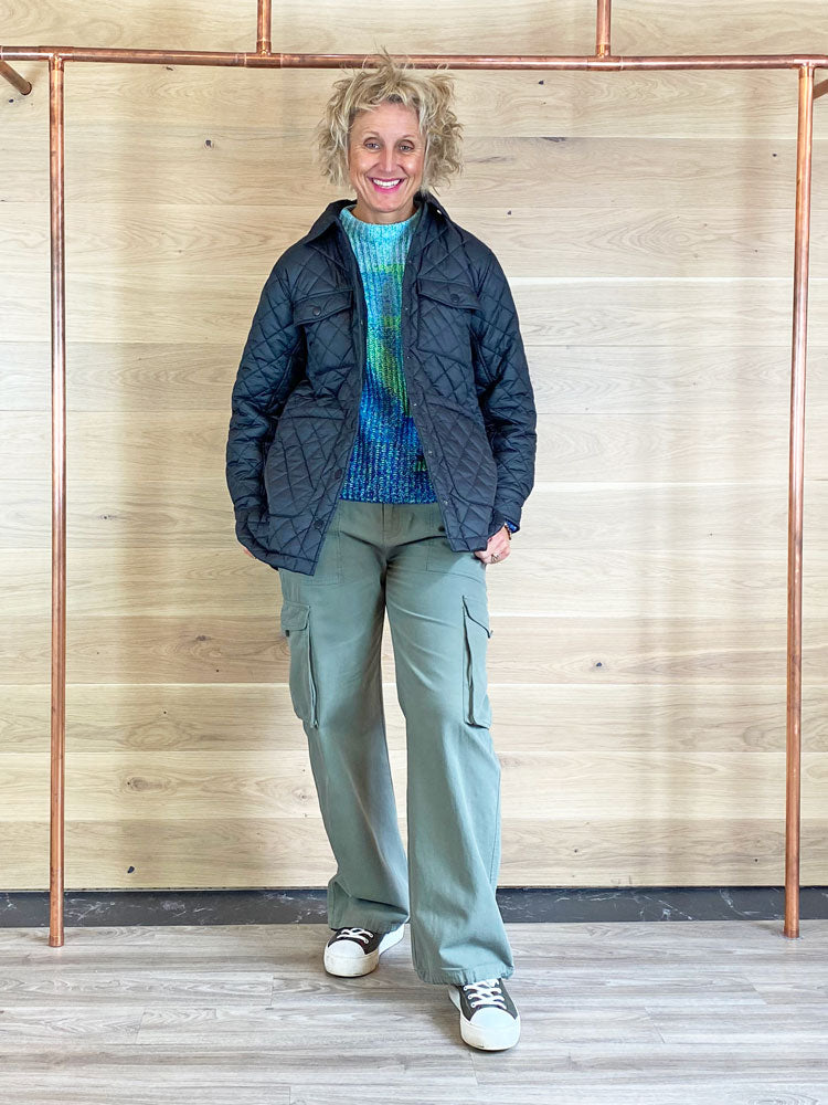 Sharina | Women’s quilted shirt jacket