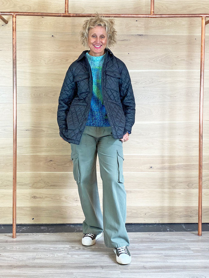 Sharina | Women’s quilted shirt jacket