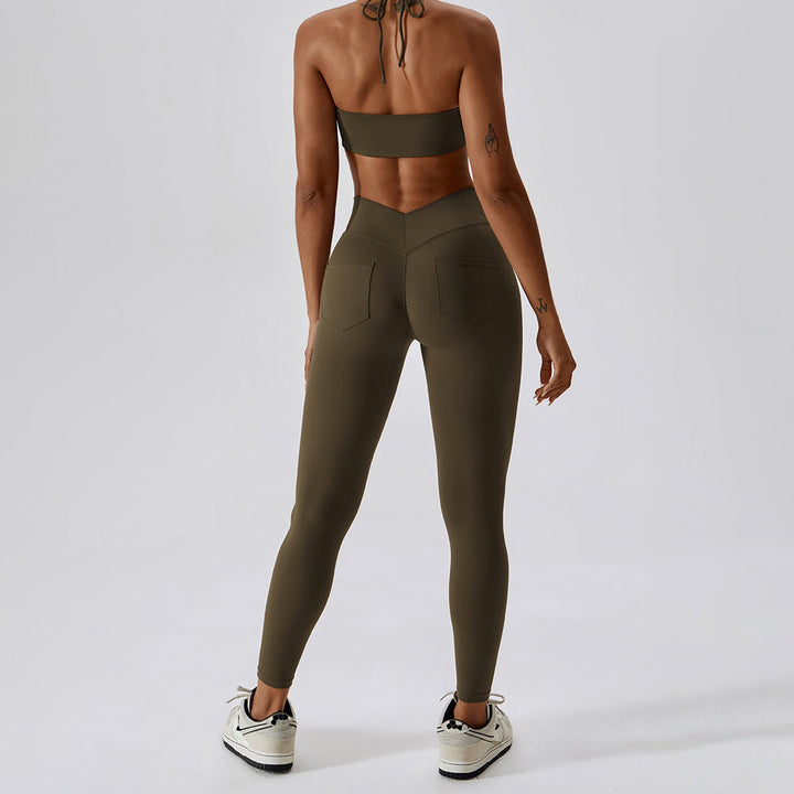 Regin | Women’s leggings with v-waist and back pocket detail