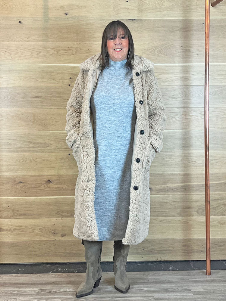 Jonna | Women’s long teddy coat