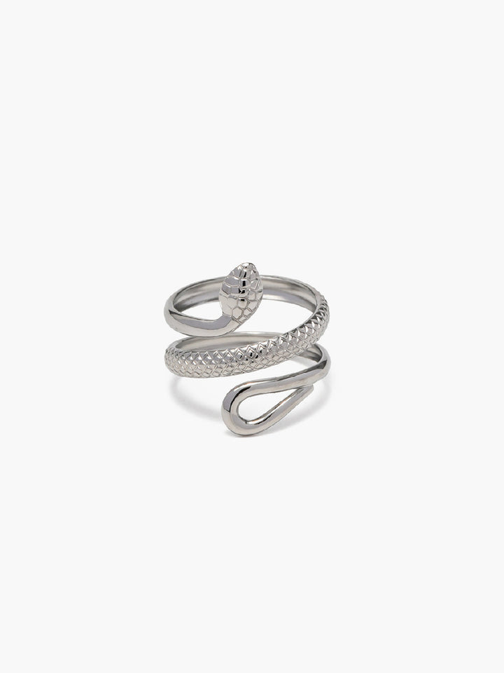 Faelina | Women’s snake ring with sculptural wrap design