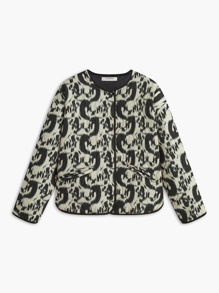 Selah | Women’s printed woven jacket with pockets and regular fit