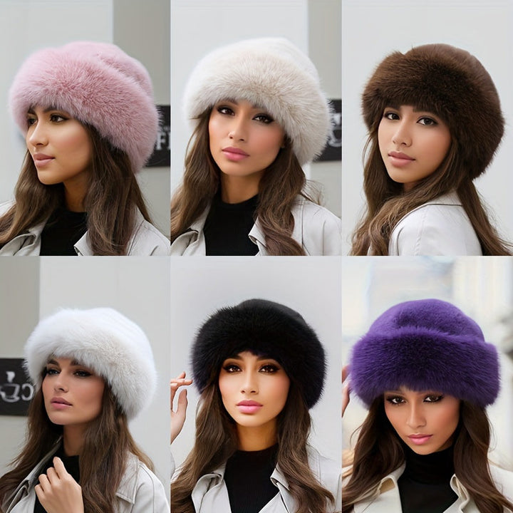 Cess | Women’s winter hat with rounded crown and wide trim