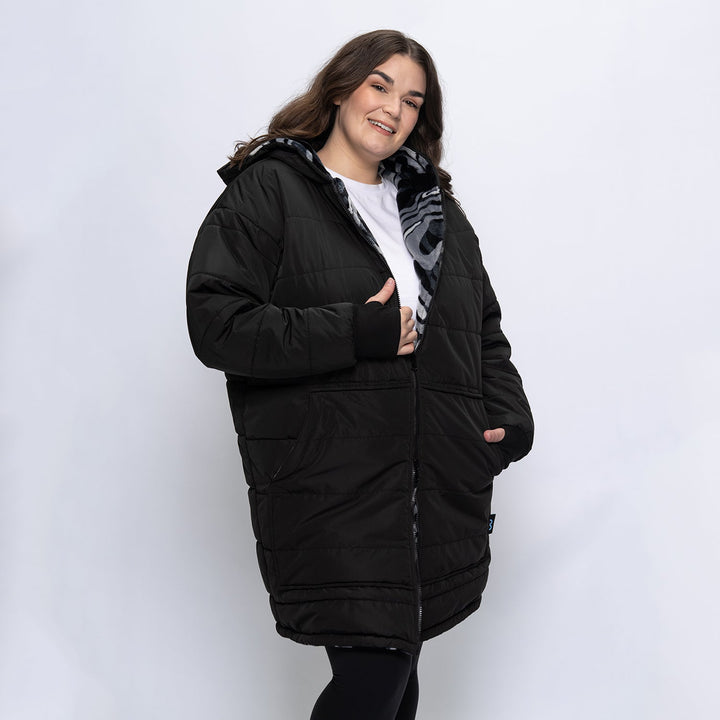 Gigi | Women’s long reversible padded jacket
