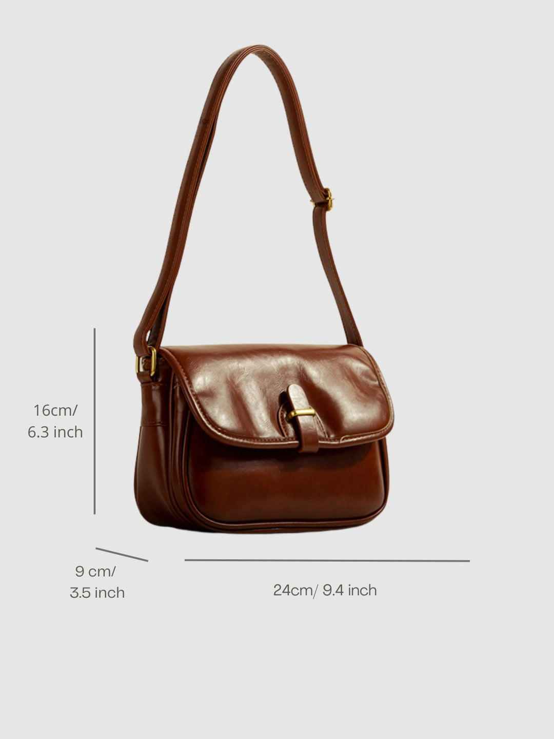 Casey | Women's classic leather bag