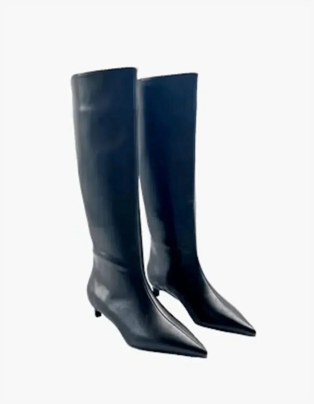 Aliyah | Women’s faux leather knee-high heeled boots