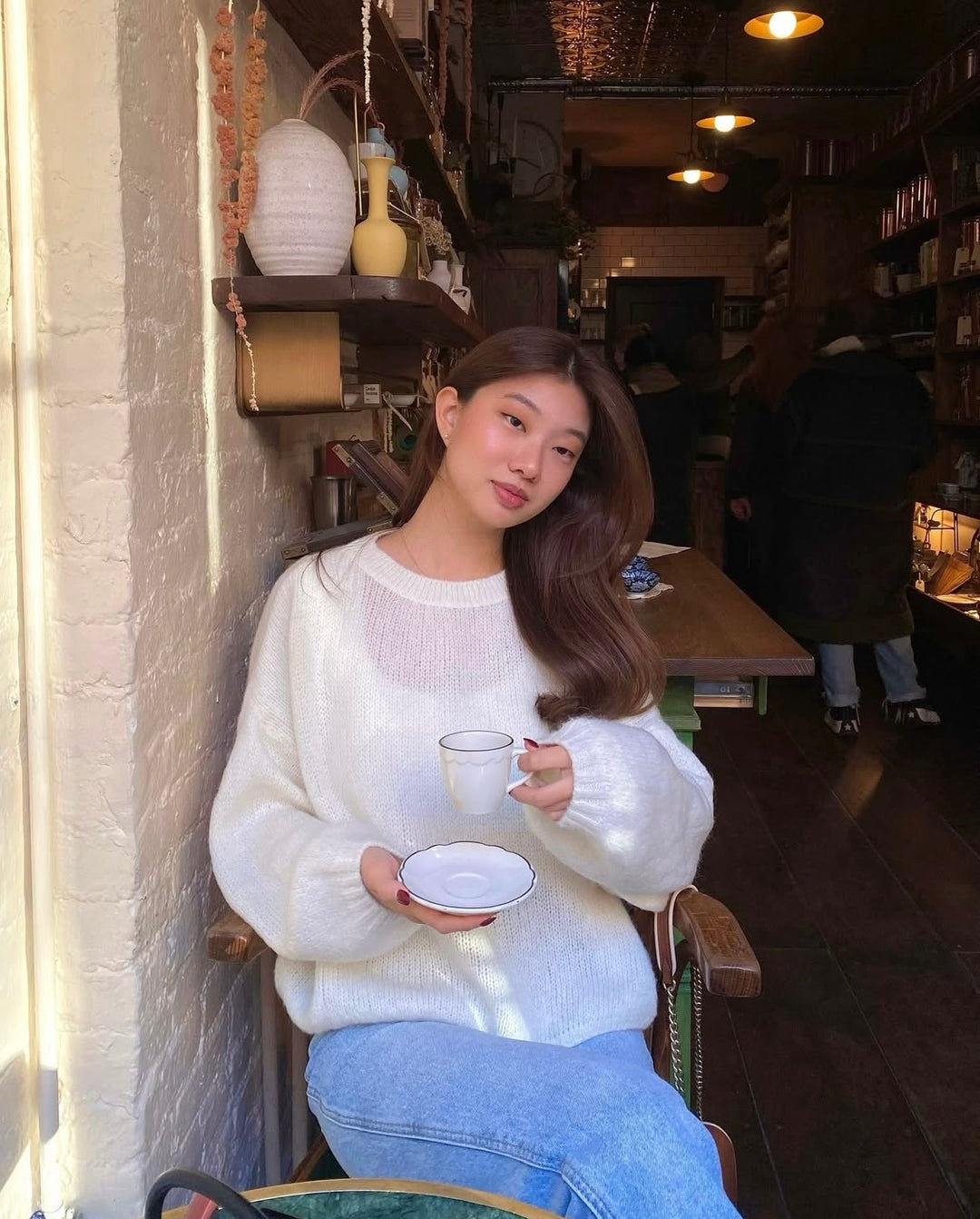 Blair | Women’s oversized knit with balloon sleeve design