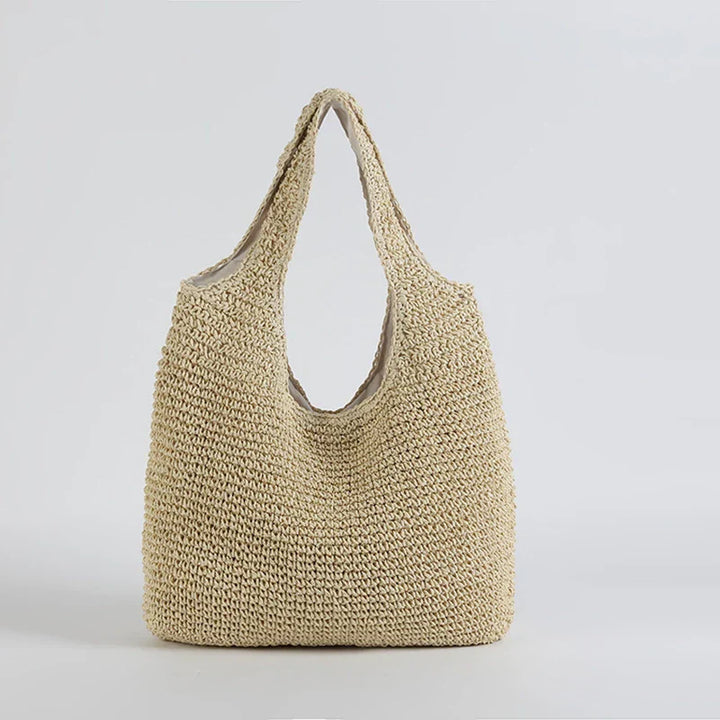 Kaylee | Women’s tote bag with wicker design and interior pocket