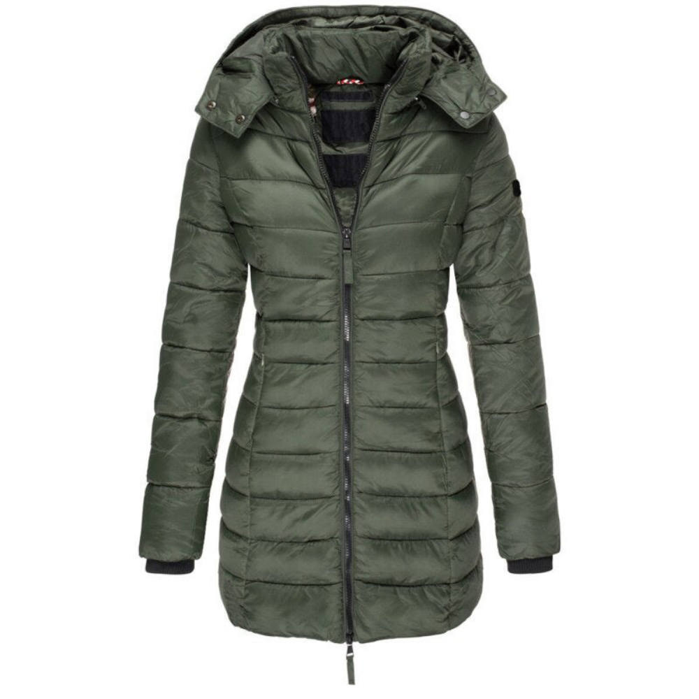 Vien | Women’s hooded quilted zip-front jacket