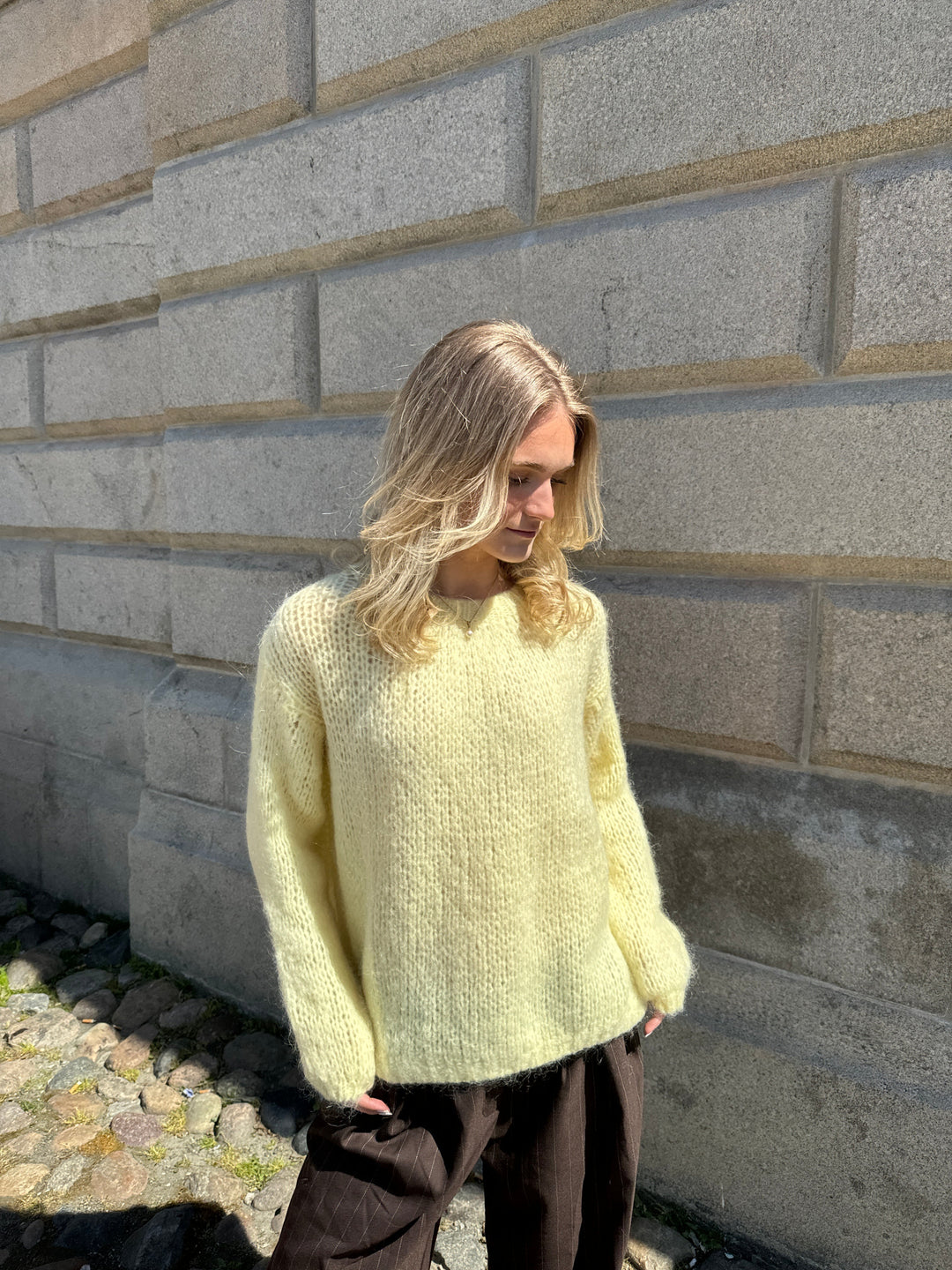 Adeline | Women’s knit sweater with draped design