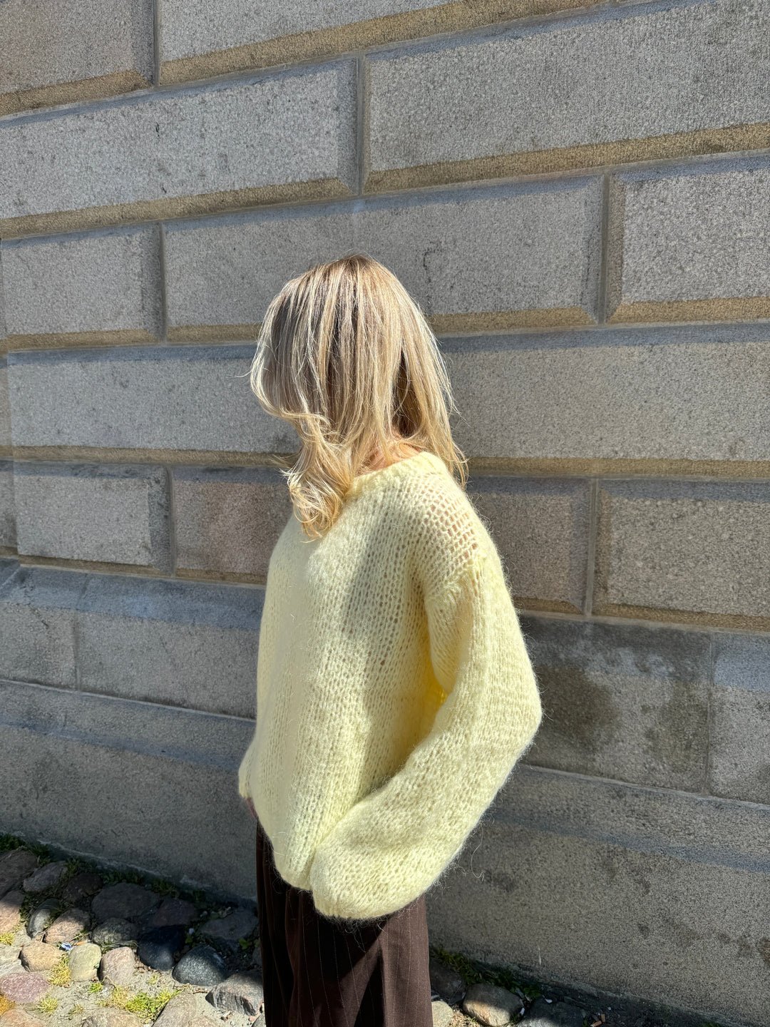 Adeline | Women’s knit sweater with draped design