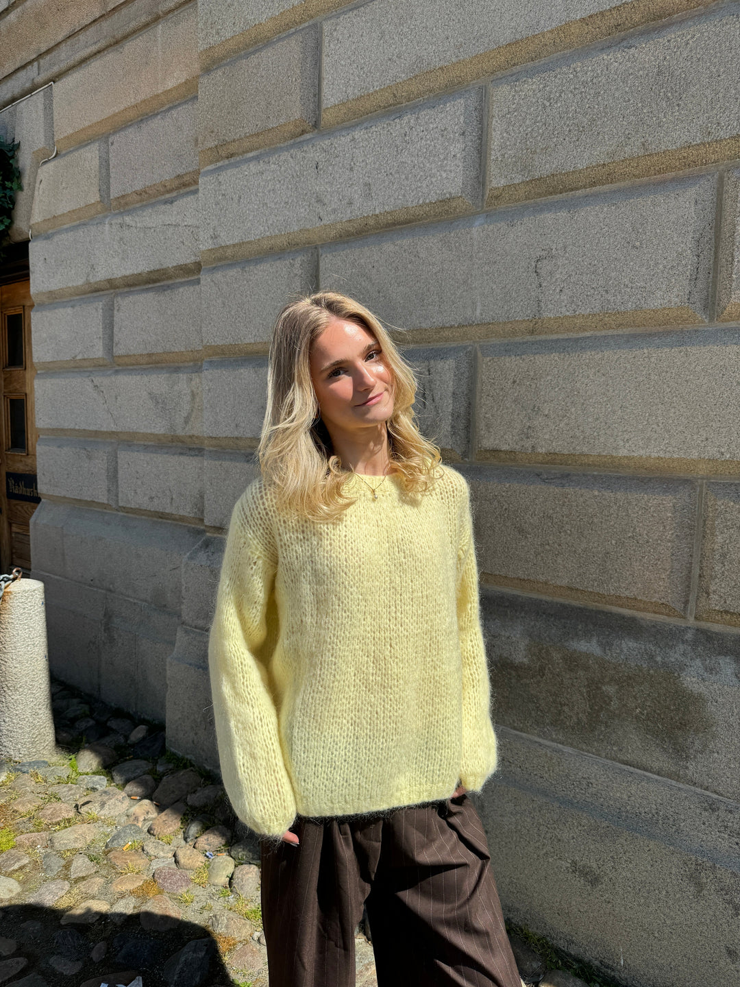 Adeline | Women’s knit sweater with draped design