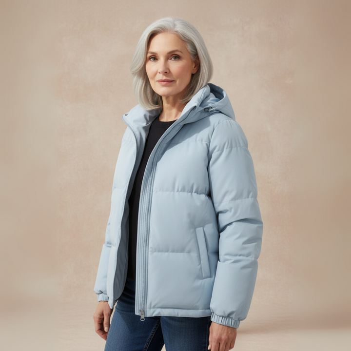 Genevive | Women’s quilted hooded puffer jacket