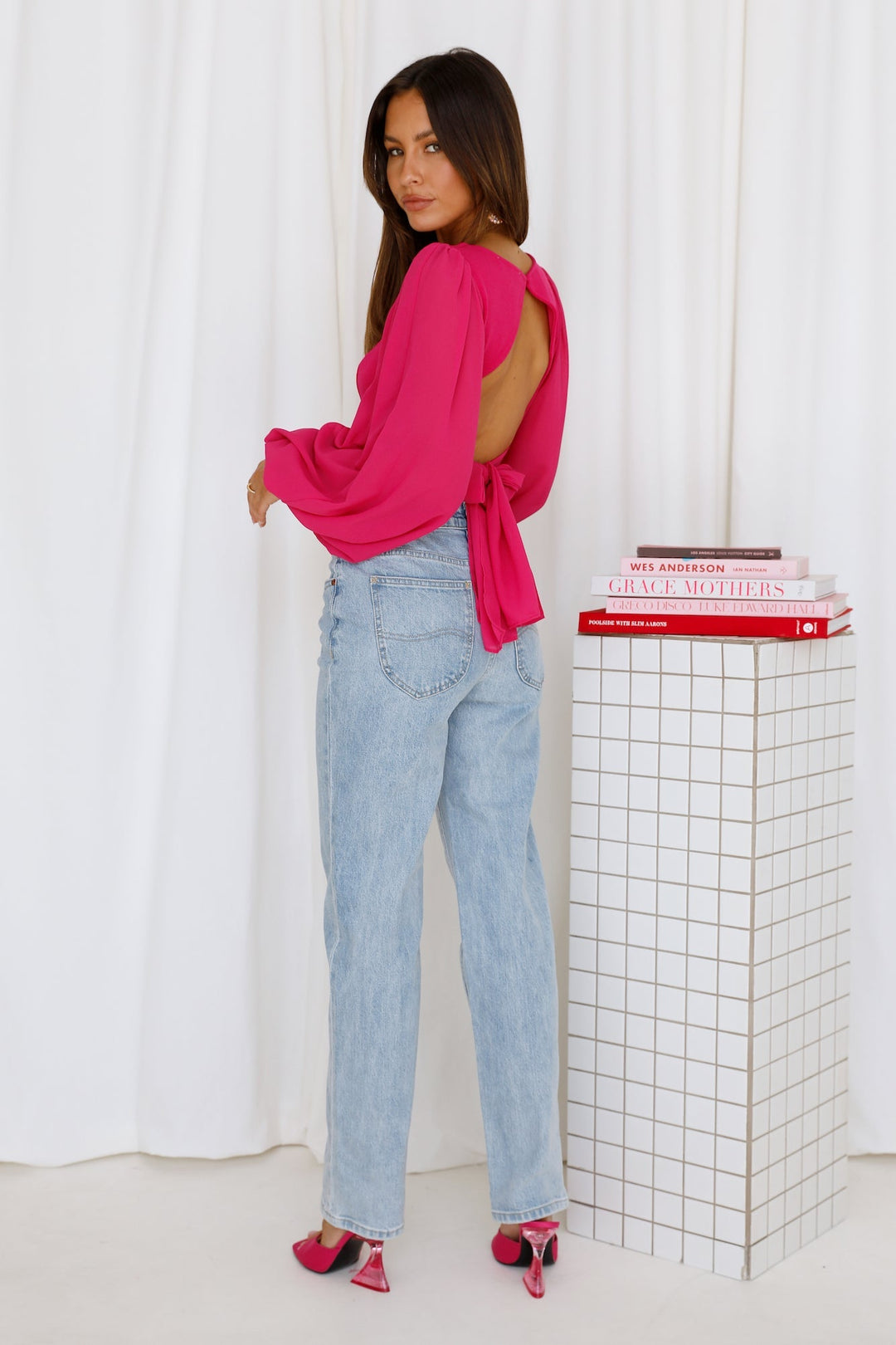 Dolly | Women’s high-rise straight leg denim jeans with classic fit