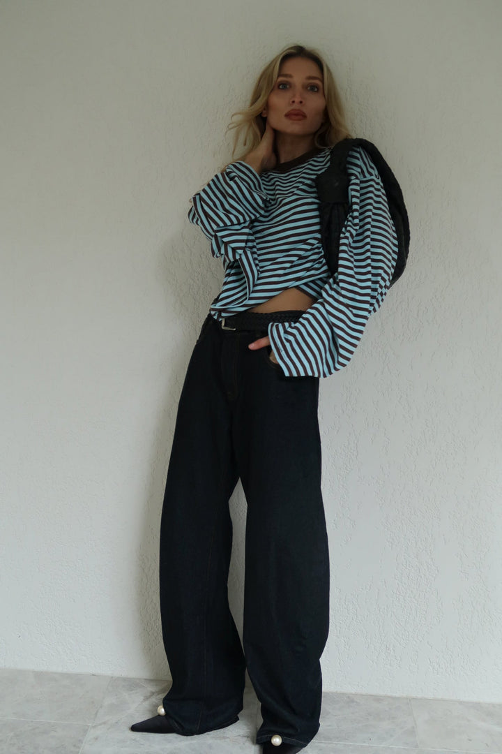 Jaime | Women’s jeans with low-rise fit and horseshoe leg