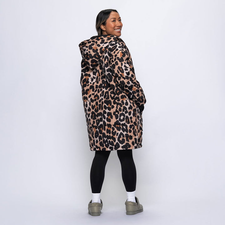 Elvie | Women’s reversible long puffer jacket