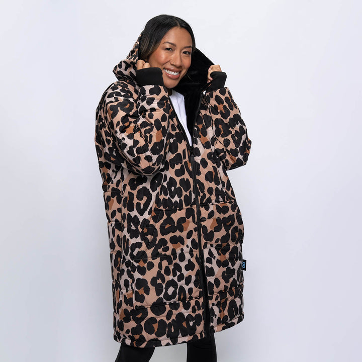 Elvie | Women’s reversible long puffer jacket