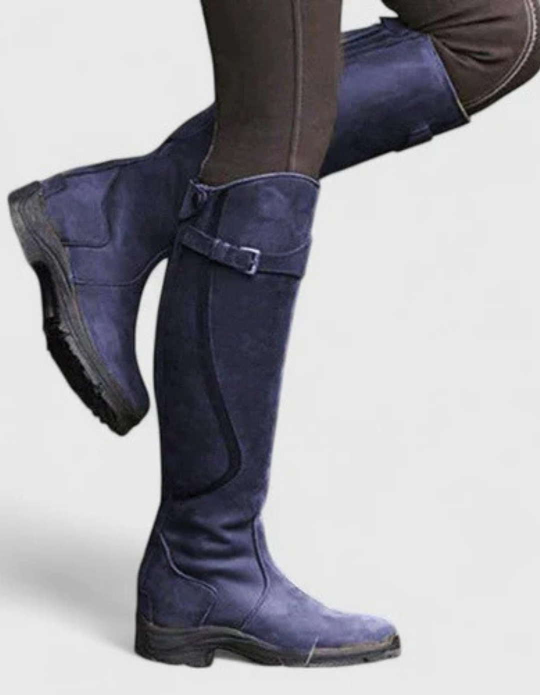 Yana | Women’s riding boots with buckle detail and contoured silhouette