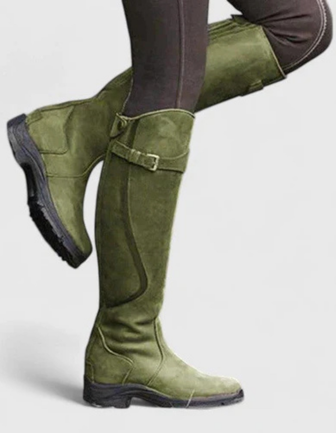 Yana | Women’s riding boots with buckle detail and contoured silhouette