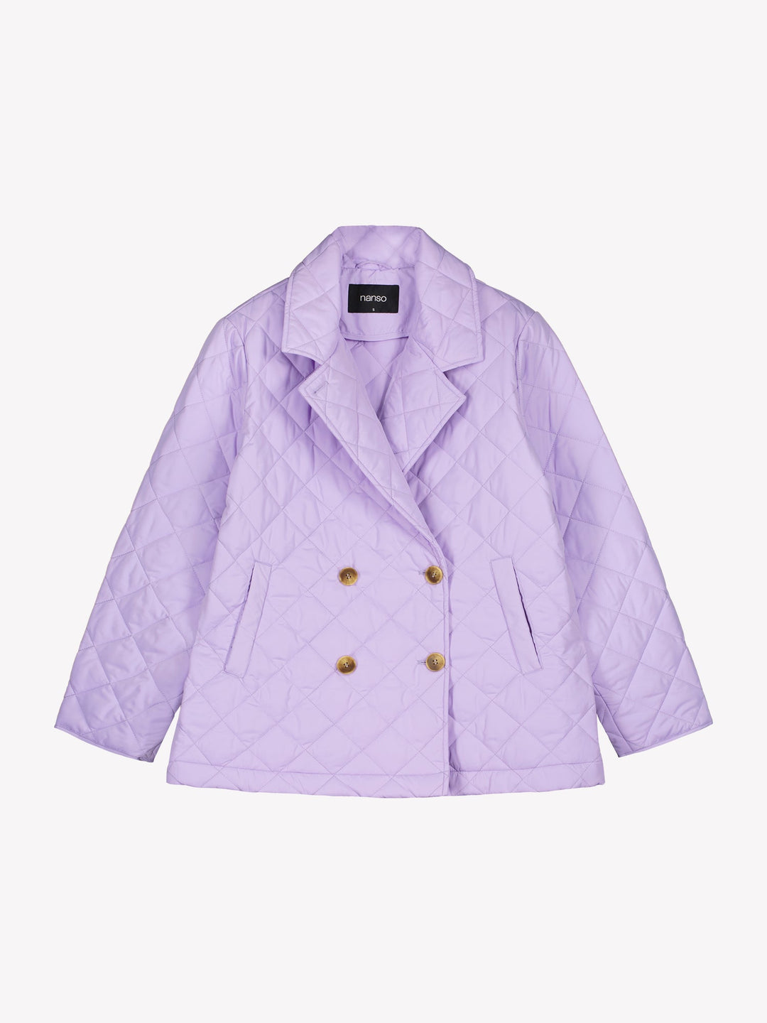 Moirah | Women’s short quilted coat with classic collar