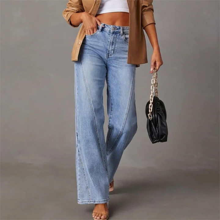 Zoe | Wide-leg high-waisted denim jeans