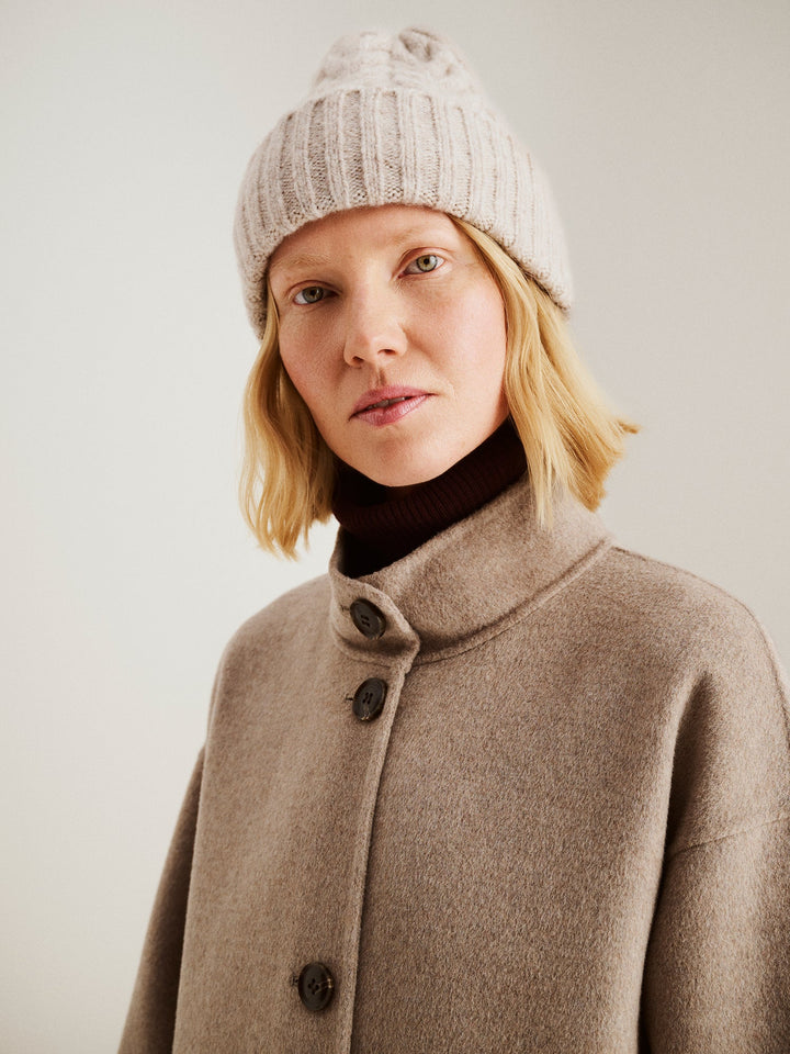 Gailey | Women’s elegant long wool coat with refined details