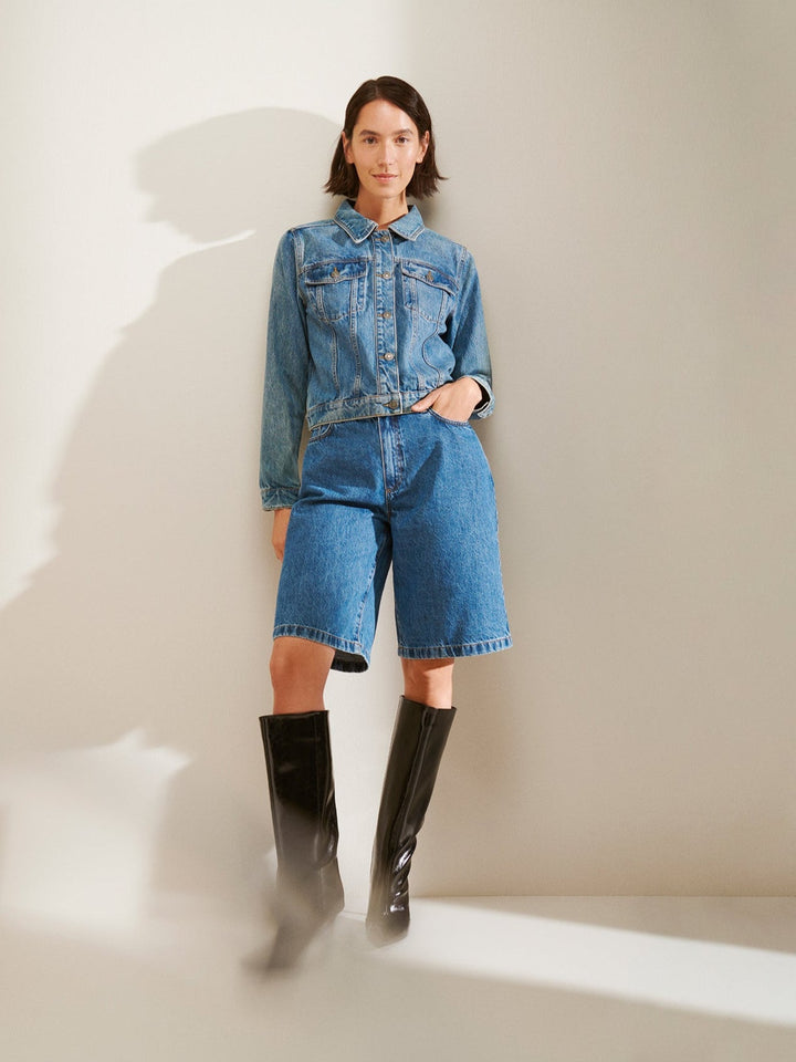 Amalia | Women’s classic button-front denim jacket