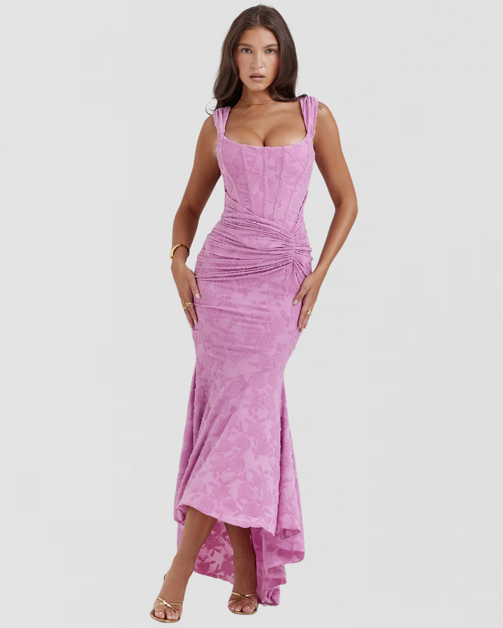 Vicky | Women’s regal draped midi dress