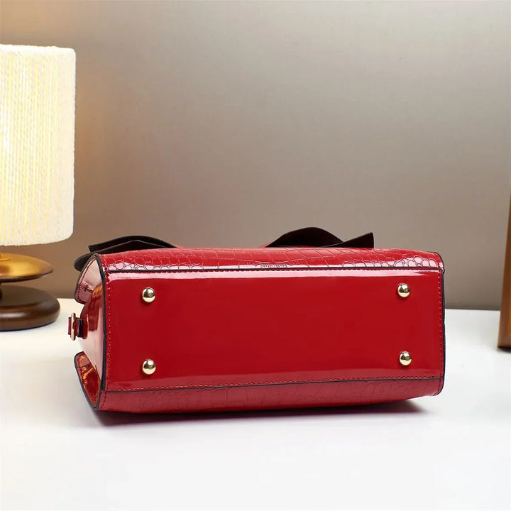 Kaylani | Women’s bow handbag set with matching wallet