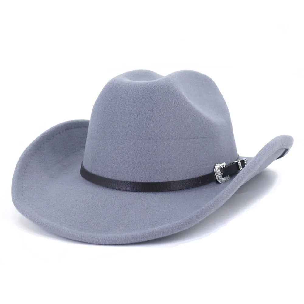 Rizza | Women's cowboy felt hat with silver buckle detail