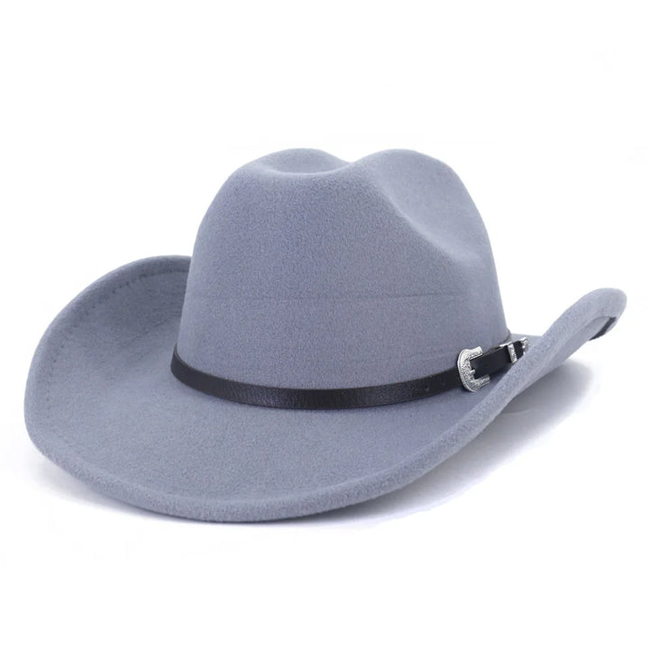 Rizza | Women's cowboy felt hat with silver buckle detail