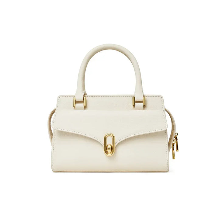 Shelby | Women’s classic handbag with structured design and gold accents