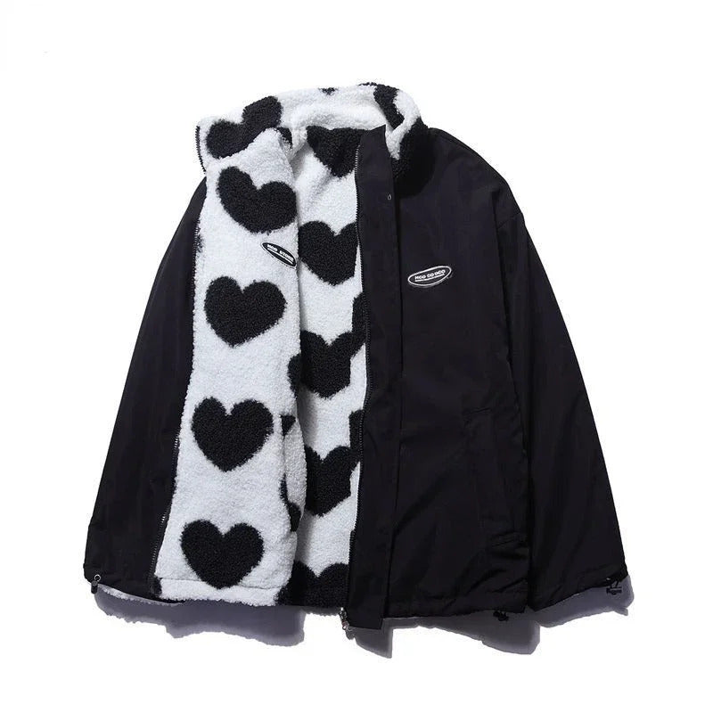 Catrina | Women’s reversible heart jacket