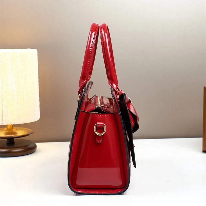 Kaylani | Women’s bow handbag set with matching wallet