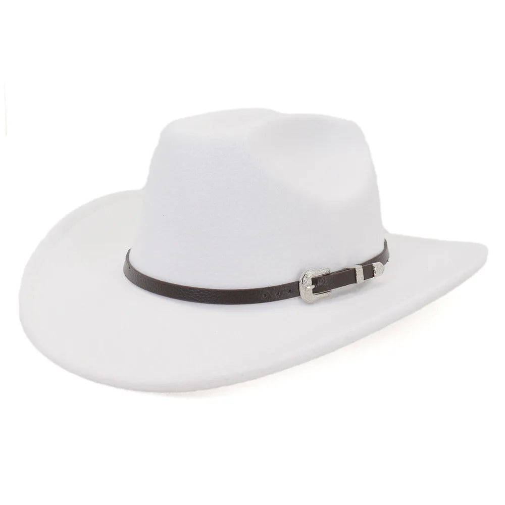 Rizza | Women's cowboy felt hat with silver buckle detail