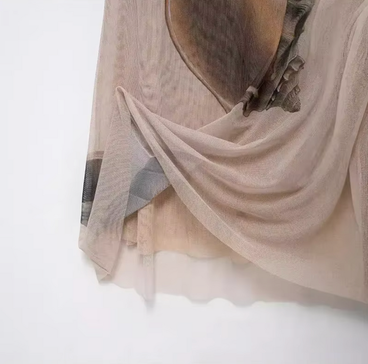 Georgia | Women’s halter maxi dress with flowing silhouette