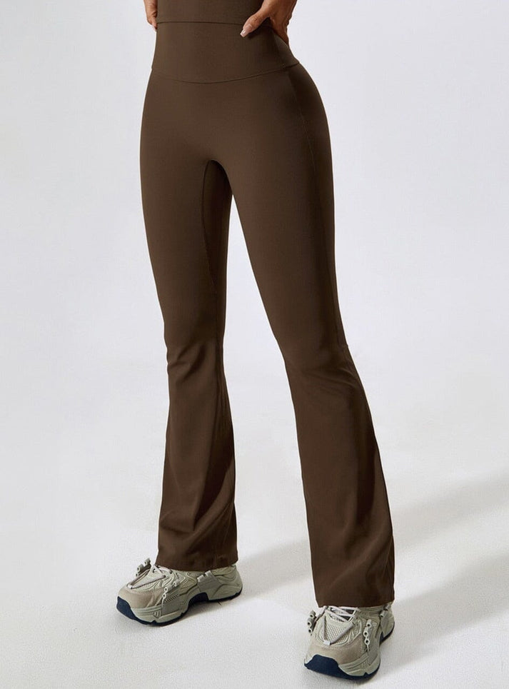 Sylvia | Women’s flared leggings with ruched detail and sleek fit