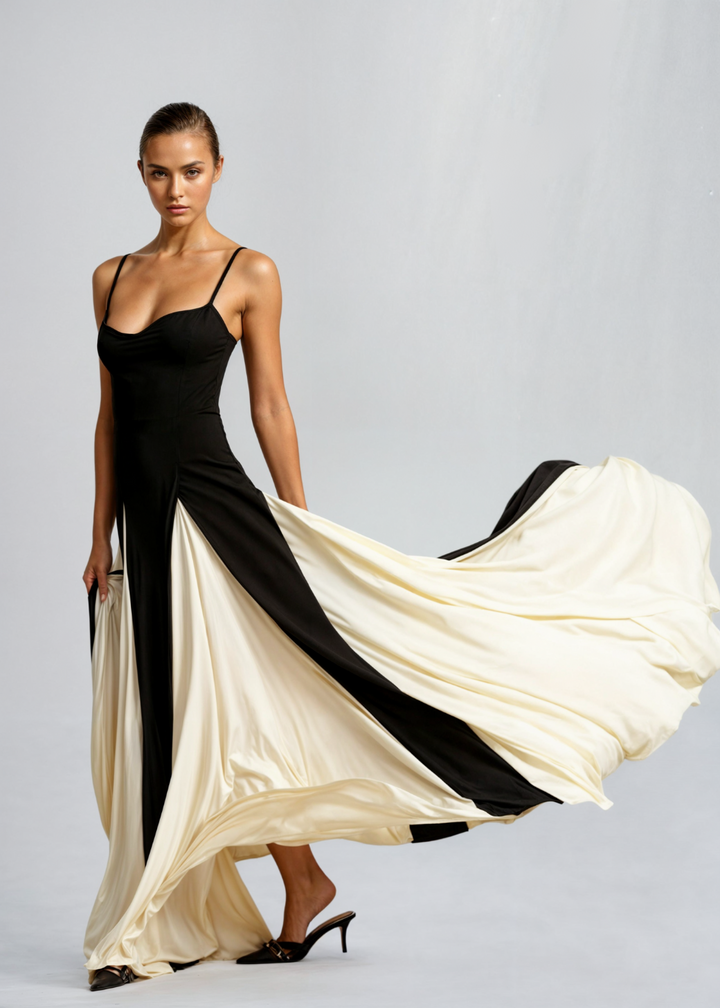 Amaris | Elegant maxi dress with graceful drape