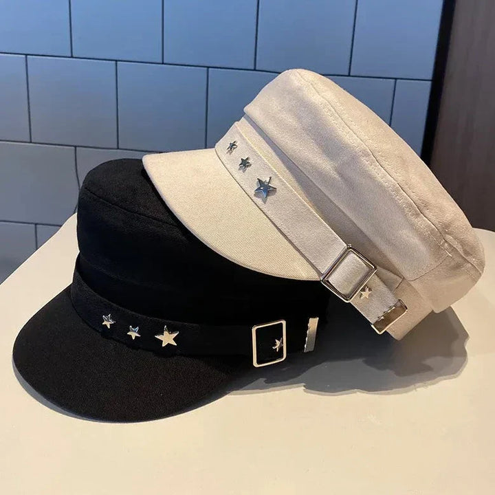 Brenda | Women’s cadet cap with star embellishments