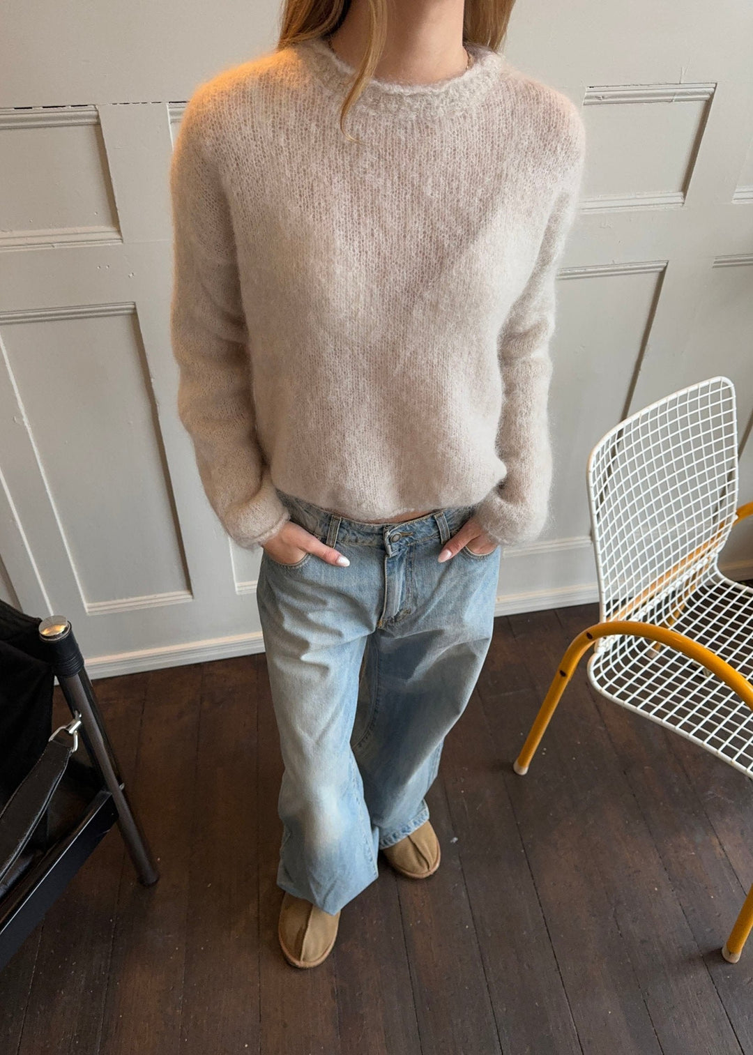 Mitz | Women’s sweater with relaxed fit and 90’s inspired silhouette